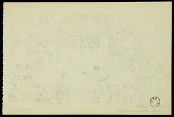 partie d'un ensemble de dessins Torino 1968.102.2769.6 Photo Mucem