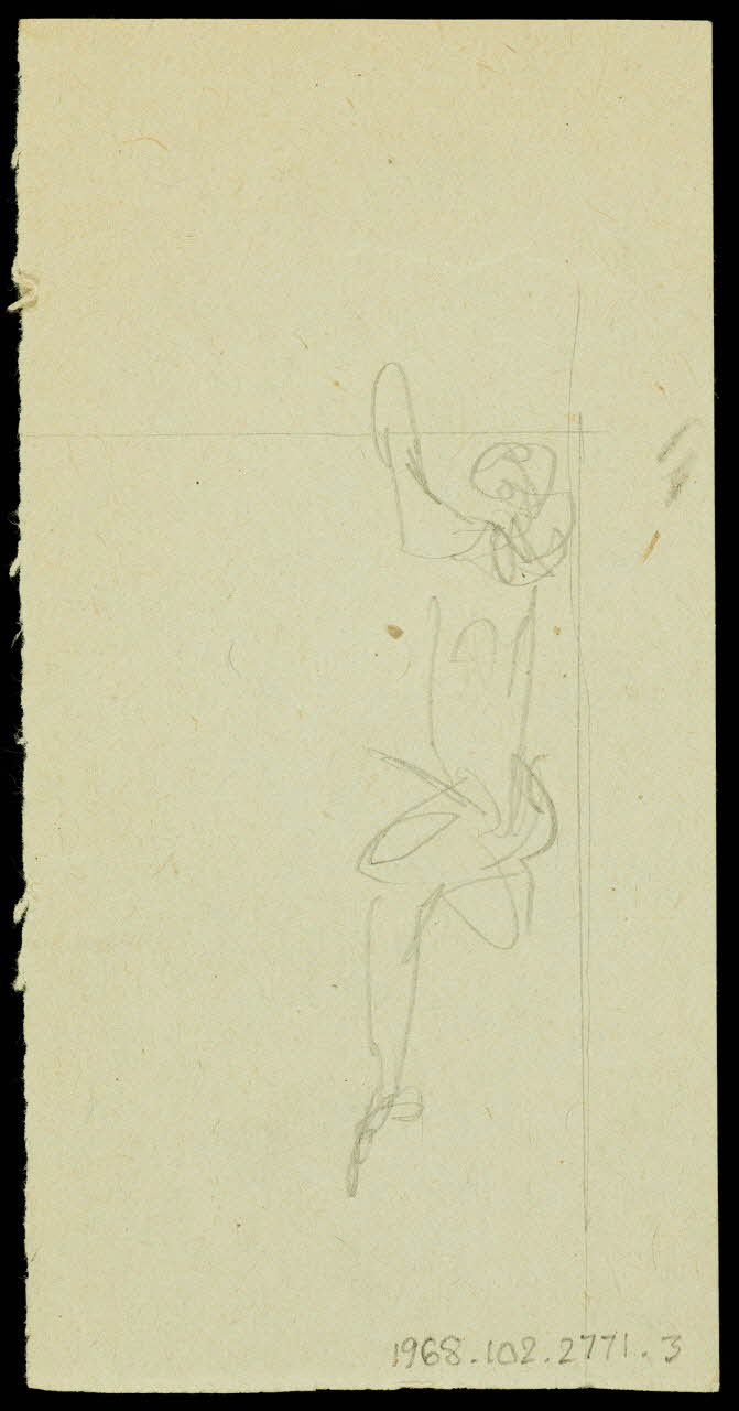partie d'un ensemble de dessins Ebauche de dessin 1968.102.2771.3 Photo Mucem