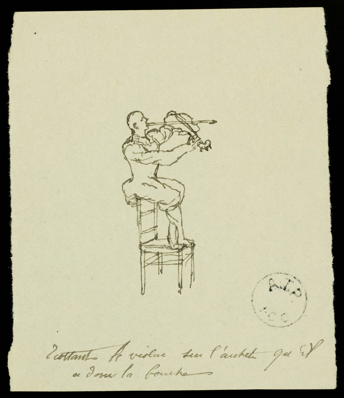 partie d'un ensemble de dessins Trades 1968.102.2775.2 Photo Mucem