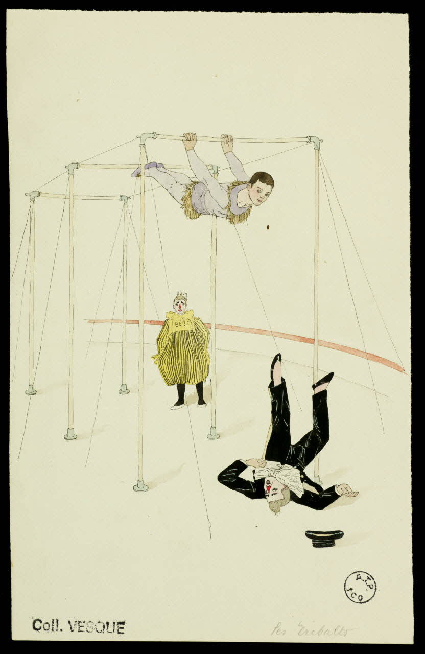 partie d'un ensemble de dessins les Tribalts 1968.102.2778 Photo Mucem