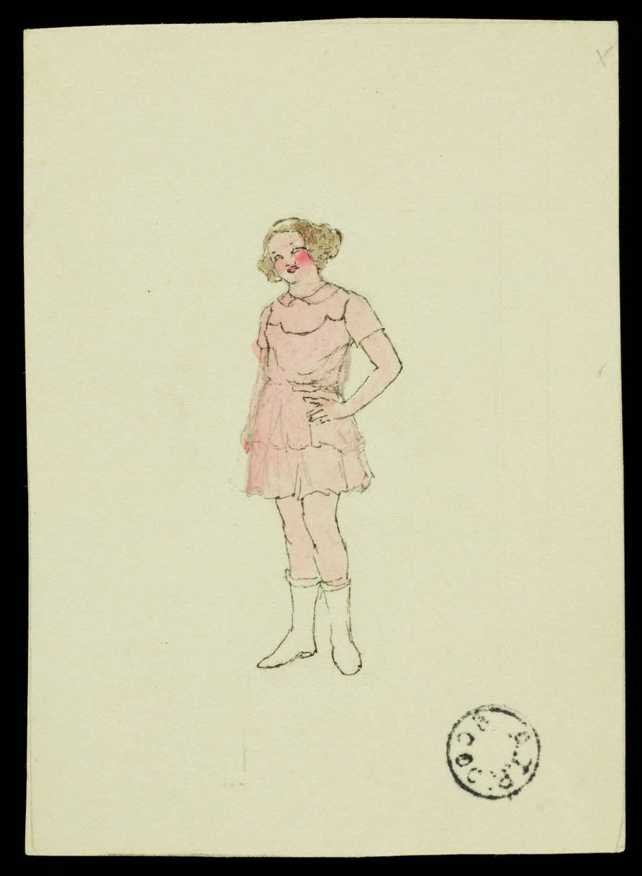 partie d'un ensemble de dessins Trixie 1968.102.2779 Photo Mucem