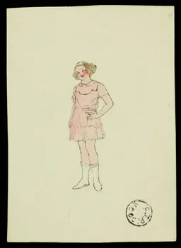 partie d'un ensemble de dessins Trixie 1968.102.2779 Photo Mucem