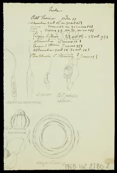 partie d'un ensemble de dessins Troba [Illisible]. Bernard 1968.102.2780.2 Photo Mucem