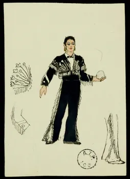 partie d'un ensemble de dessins Maximilien  Truzzi 1968.102.2783.2 Photo Mucem