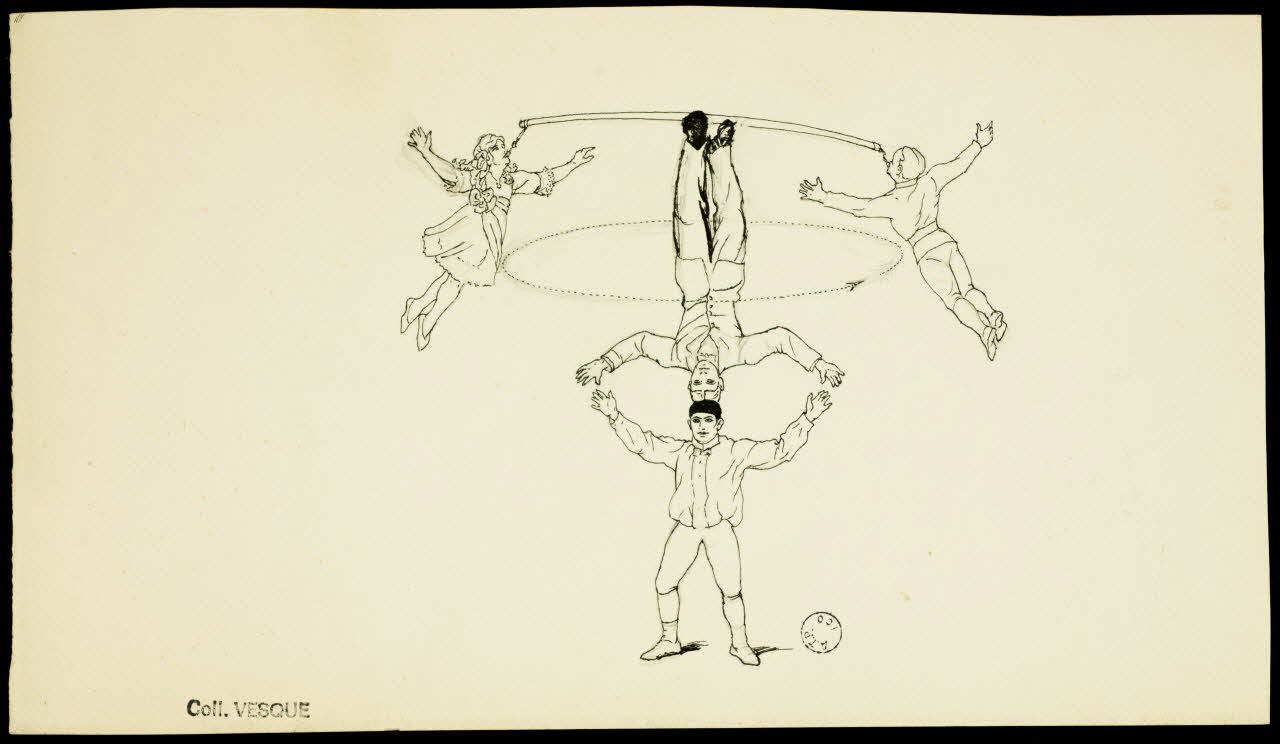 partie d'un ensemble de dessins Les Uessems 1968.102.2787.1 Photo Mucem