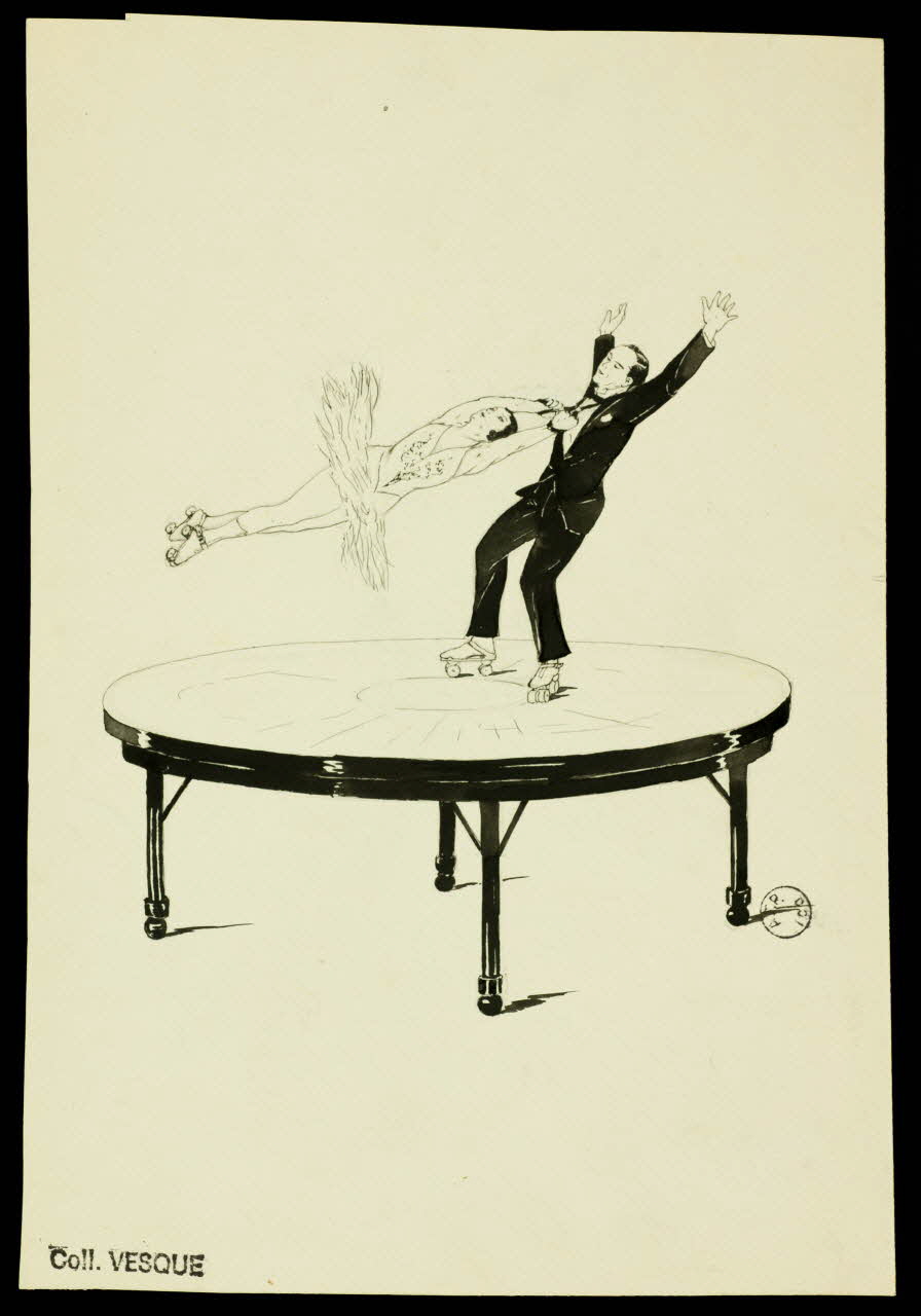 partie d'un ensemble de dessins Van Horn et Ines 1968.102.2792 Photo Mucem