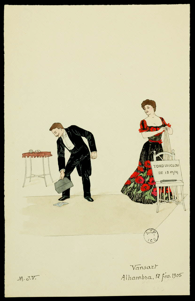 partie d'un ensemble de dessins Vansart 1968.102.2793.3 Photo Mucem