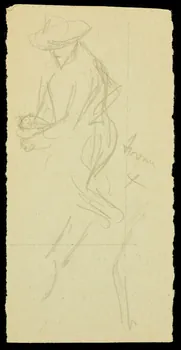 partie d'un ensemble de dessins Ebauche de dessin 1968.102.2797.4 Photo Mucem