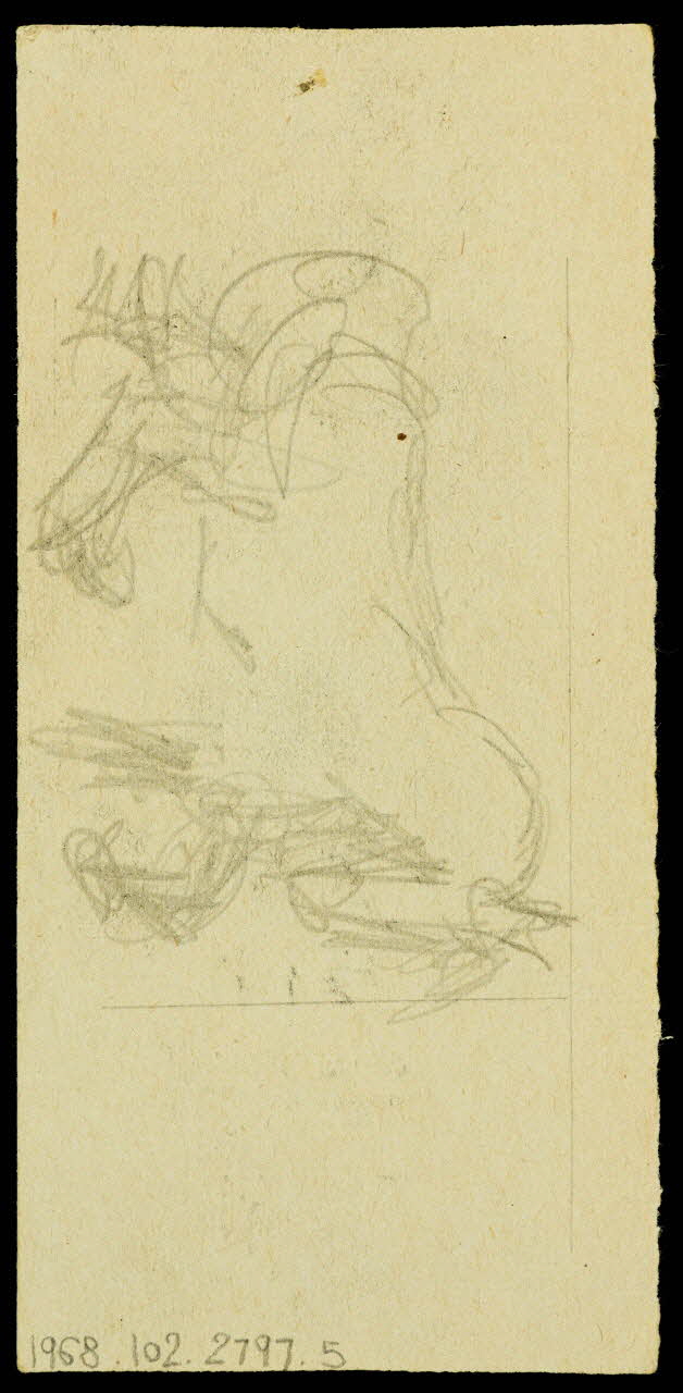 partie d'un ensemble de dessins Equestre passant 1968.102.2797.5 Photo Mucem