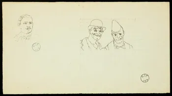 partie d'un ensemble de dessins Eugène Vasserot 1968.102.2800.23 Photo Mucem