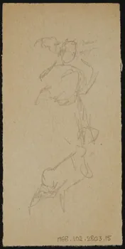 partie d'un ensemble de dessins Vega 1968.102.2803.15 Photo Mucem
