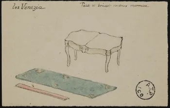 partie d'un ensemble de dessins Les Venezia 1968.102.2806.4  Photo Mucem