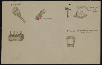 partie d'un ensemble de dessins Les Vénézia 1968.102.2806.5  Photo Mucem