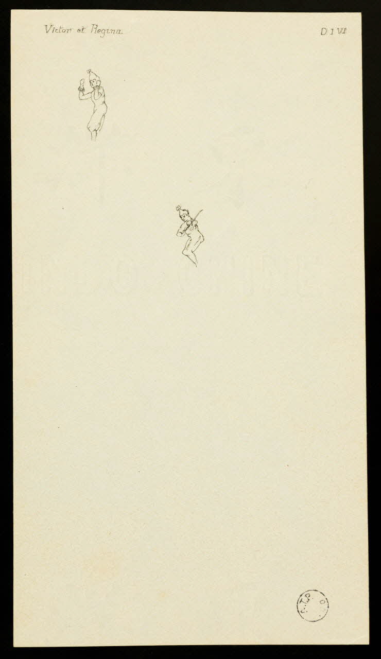 partie d'un ensemble de dessins Victor et Regina 1968.102.2810 Photo Mucem