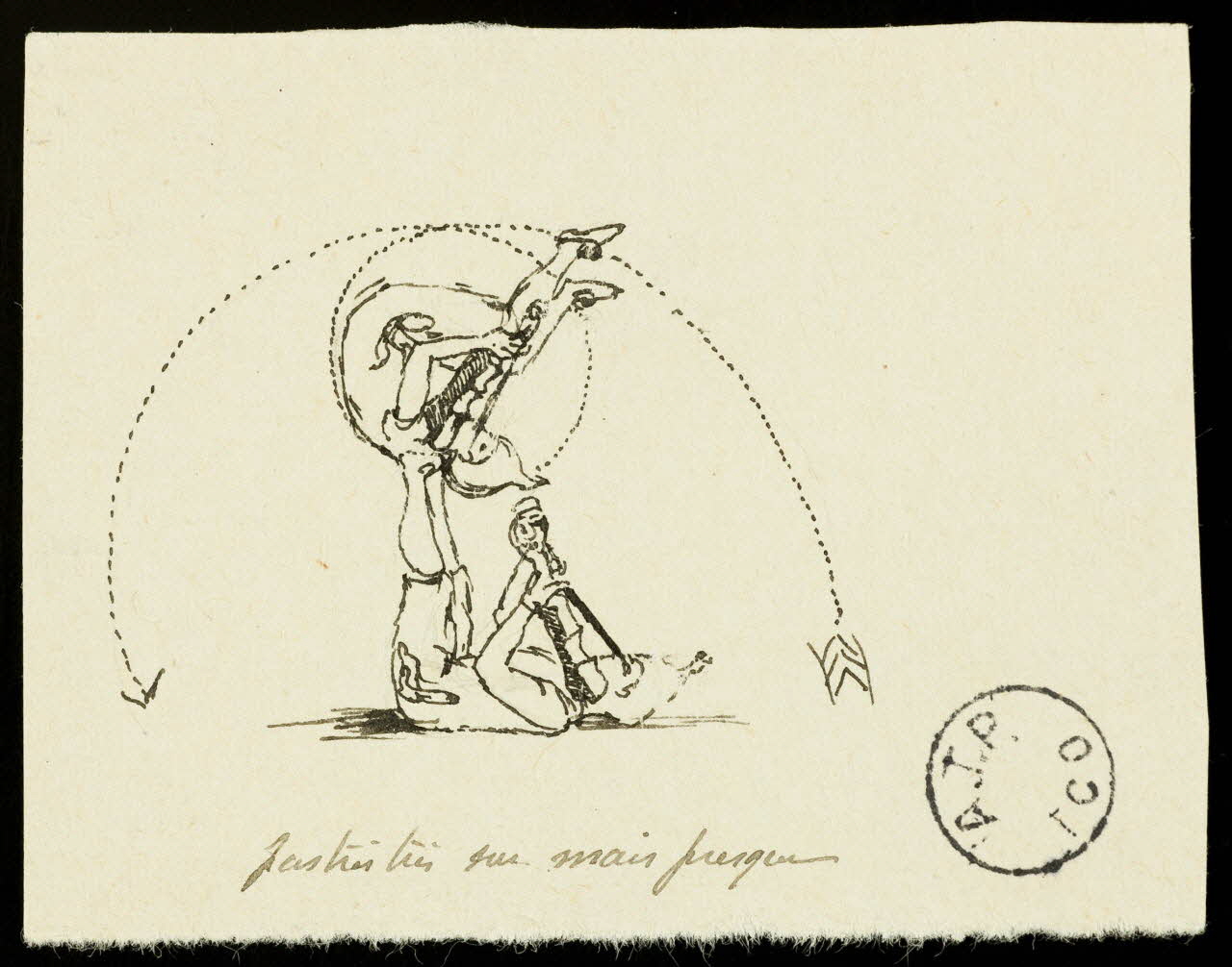 partie d'un ensemble de dessins pas très très sur mais presque 1968.102.2812.5 Photo Mucem