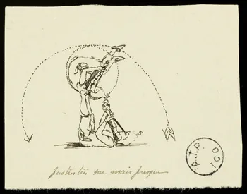 partie d'un ensemble de dessins pas très très sur mais presque 1968.102.2812.5  Photo Mucem
