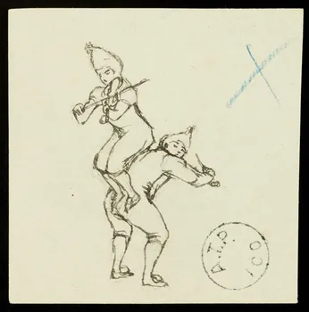 partie d'un ensemble de dessins Vittore Regina 1968.102.2812.6  Photo Mucem