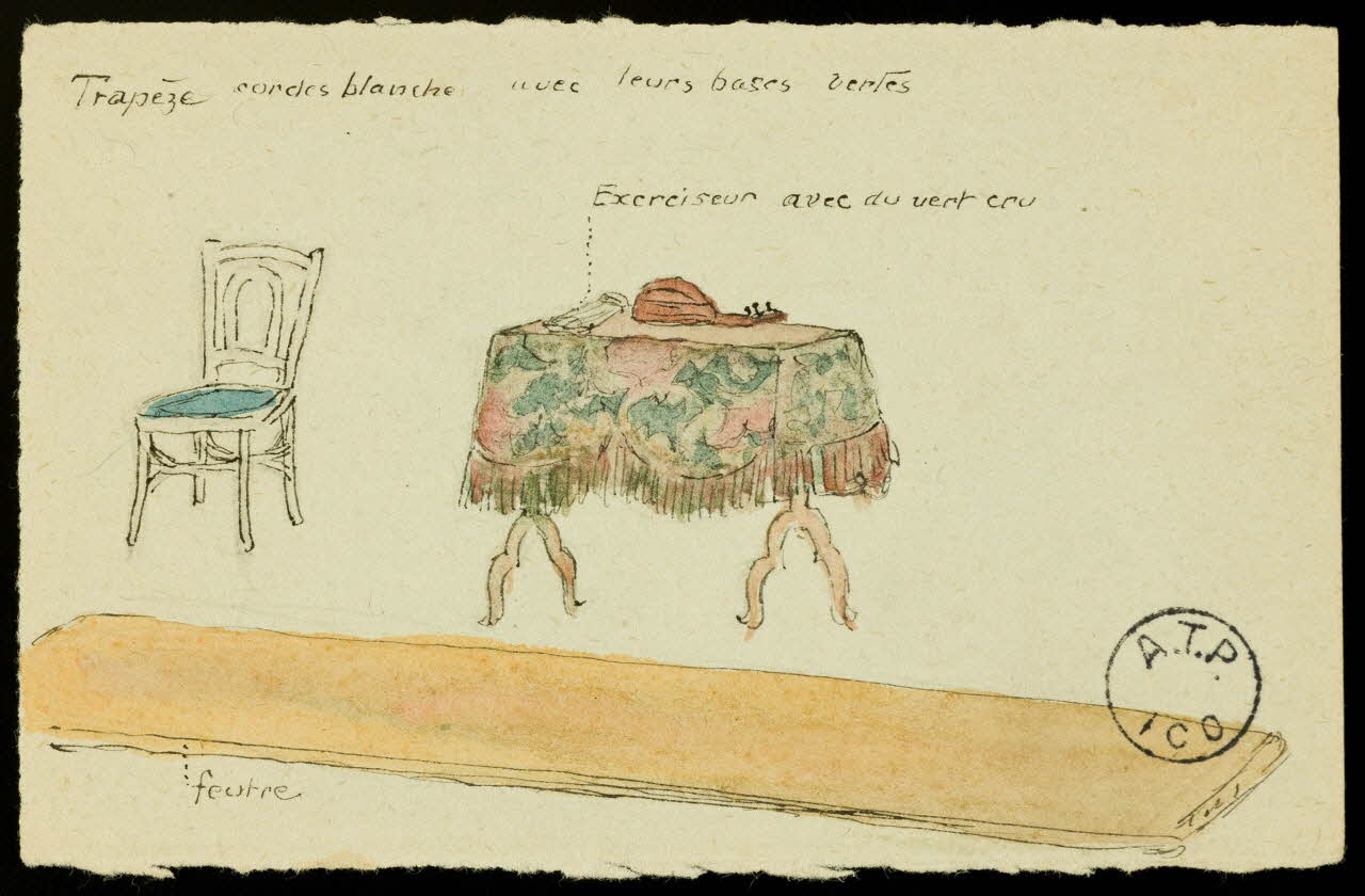 partie d'un ensemble de dessins Tapis 1968.102.2817.8 Photo Mucem