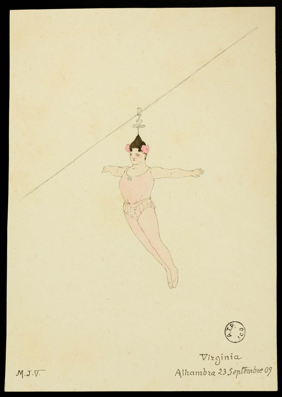 partie d'un ensemble de dessins Virginia 1968.102.2820.2 Photo Mucem