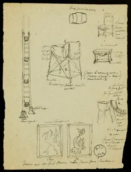 partie d'un ensemble de dessins Ensemble d'accessoires du cirque 1968.102.2821.11 Photo Mucem