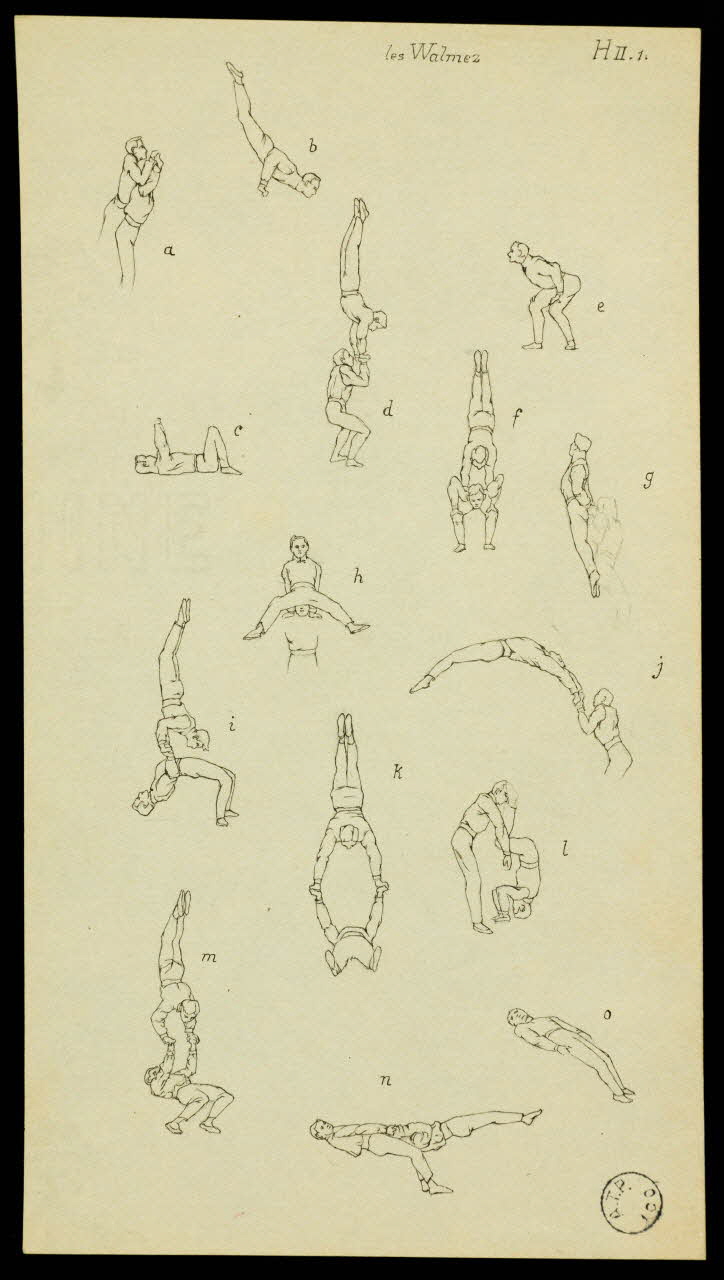 partie d'un ensemble de dessins les Walmez 1968.102.2832 Photo Mucem