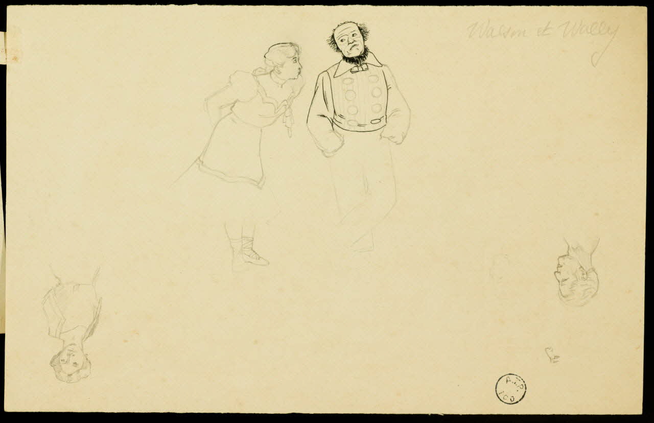 partie d'un ensemble de dessins Walson et Wally 1968.102.2834.3 Photo Mucem