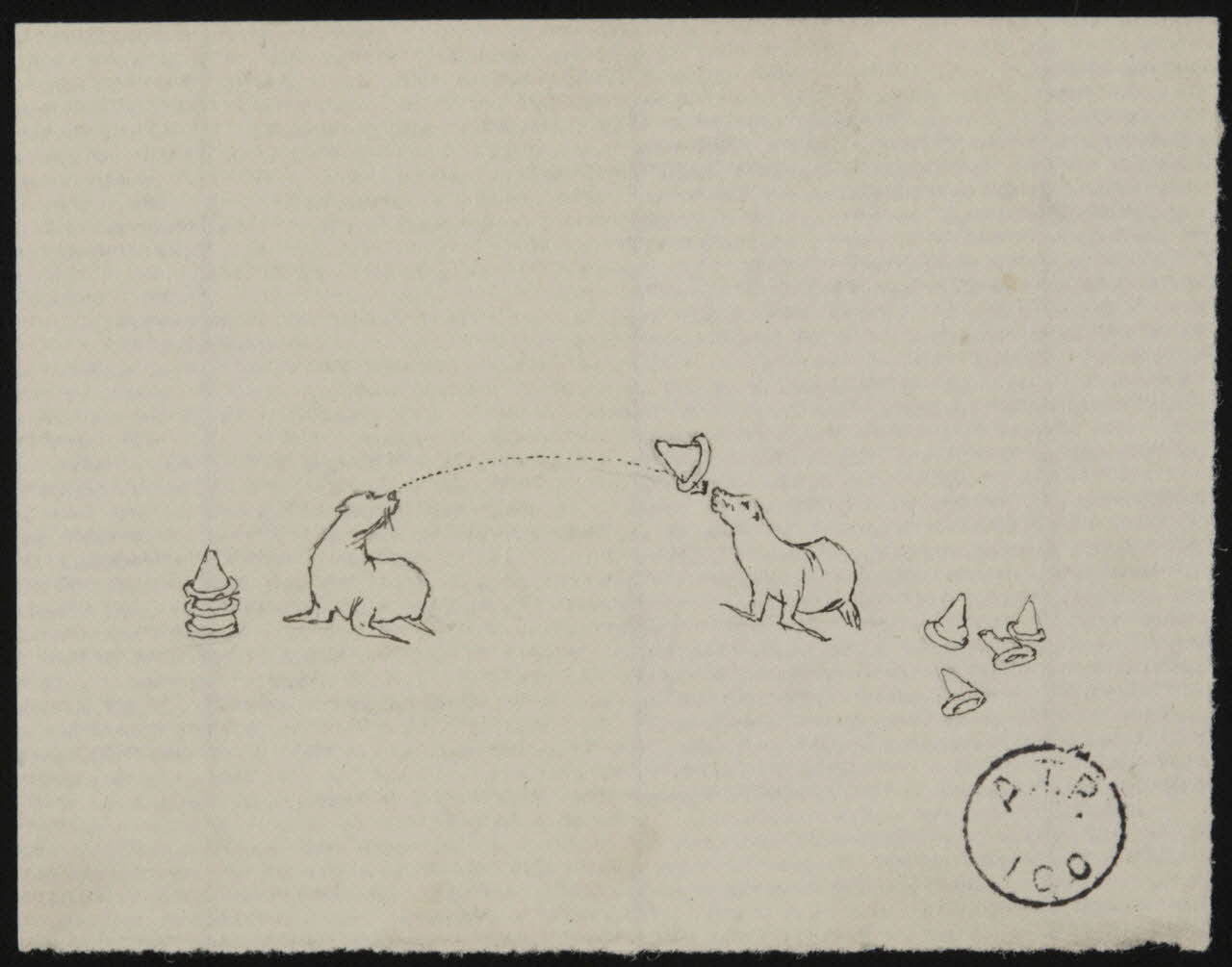 partie d'un ensemble de dessins Walter (les 2 gros) 1968.102.2837.5 Photo Mucem