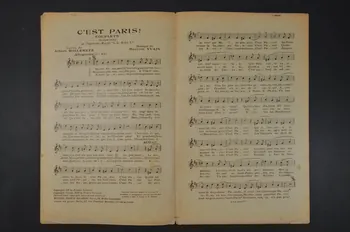 Gustave Quinson ; Yves Mirande ; Albert Willemetz ; Maurice Yvain ; Maurice Chevalier ; Francis F. Salabert chanson petit format Île-de-France, France 1923 1966.158.113 Photo Mucem
