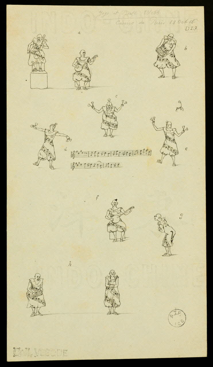 partie d'un ensemble de dessins Jojo et Rute Webb 1968.102.2845.2 Photo Mucem