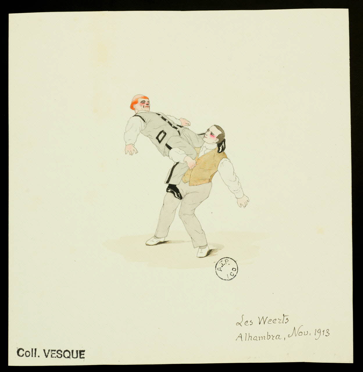 partie d'un ensemble de dessins les Weerts 1968.102.2846.2 Photo Mucem