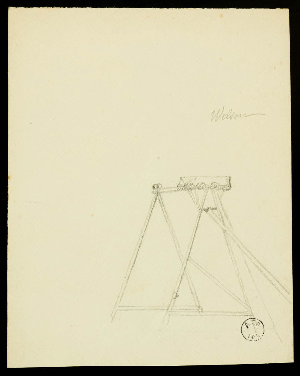 partie d'un ensemble de dessins Welsen 1968.102.2848.7 Photo Mucem