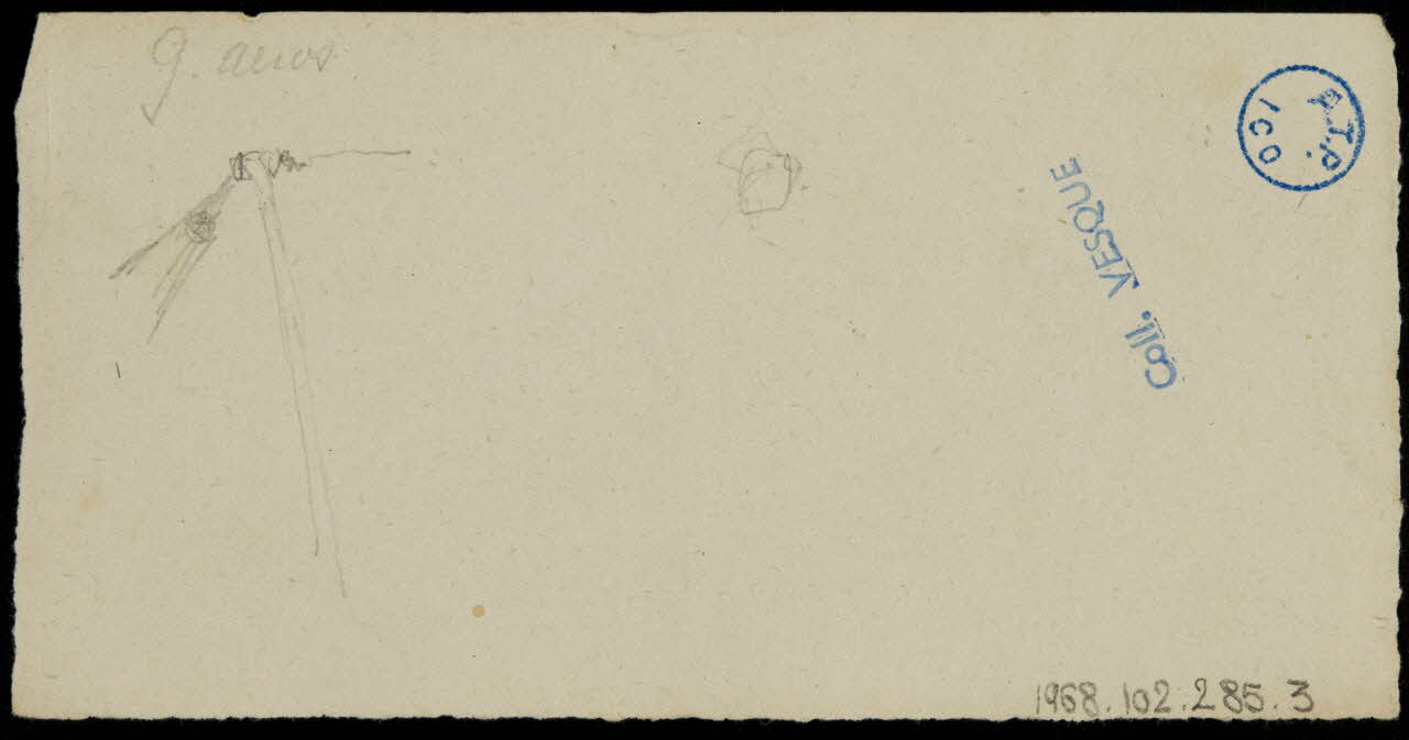 partie d'un ensemble de dessins Germain aeros 1968.102.285.3  Photo Mucem