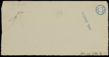 partie d'un ensemble de dessins Germain aeros 1968.102.285.3  Photo Mucem