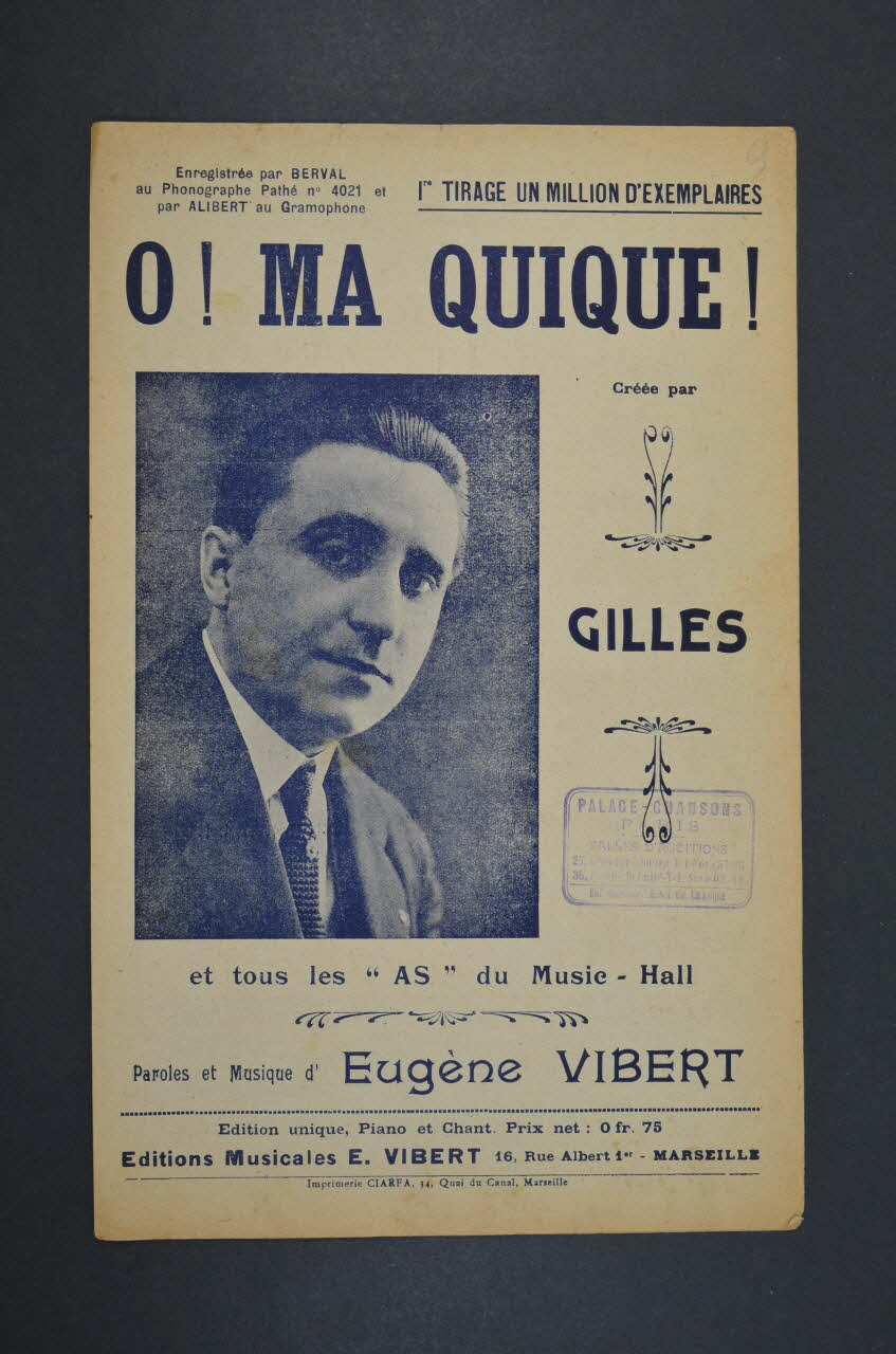 chanson petit format 1966.158.116 Photo Mucem