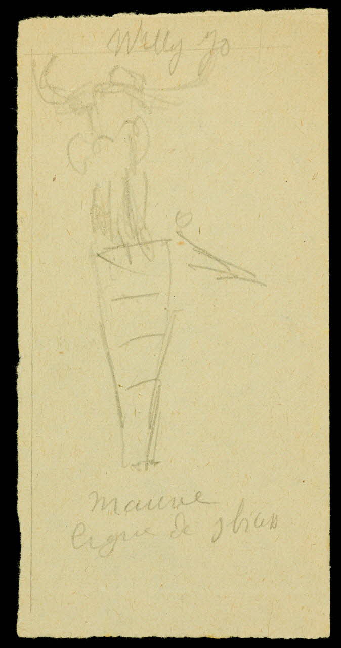 partie d'un ensemble de dessins Willy Jo 1968.102.2865.17 Photo Mucem