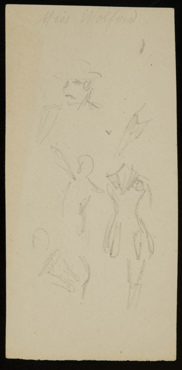 partie d'un ensemble de dessins Miss Woolford 1968.102.2869.13 Photo Mucem