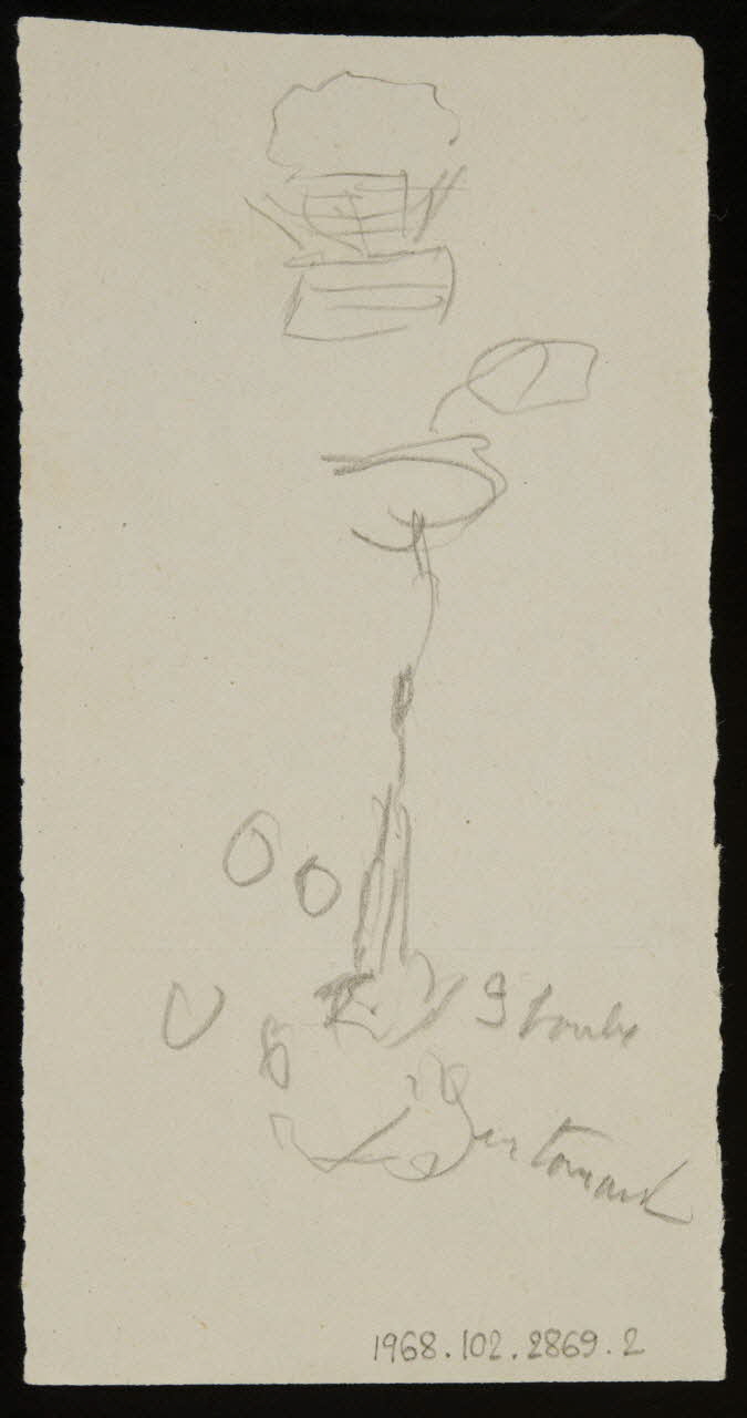 partie d'un ensemble de dessins Miss Woolford 1968.102.2869.2 Photo Mucem