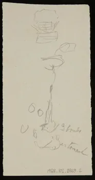 partie d'un ensemble de dessins Miss Woolford 1968.102.2869.2  Photo Mucem