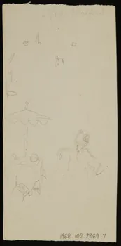 partie d'un ensemble de dessins Miss Wolford 1968.102.2869.7  Photo Mucem