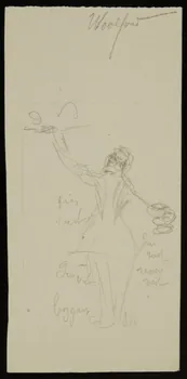 partie d'un ensemble de dessins Woolford 1968.102.2869.9 Photo Mucem