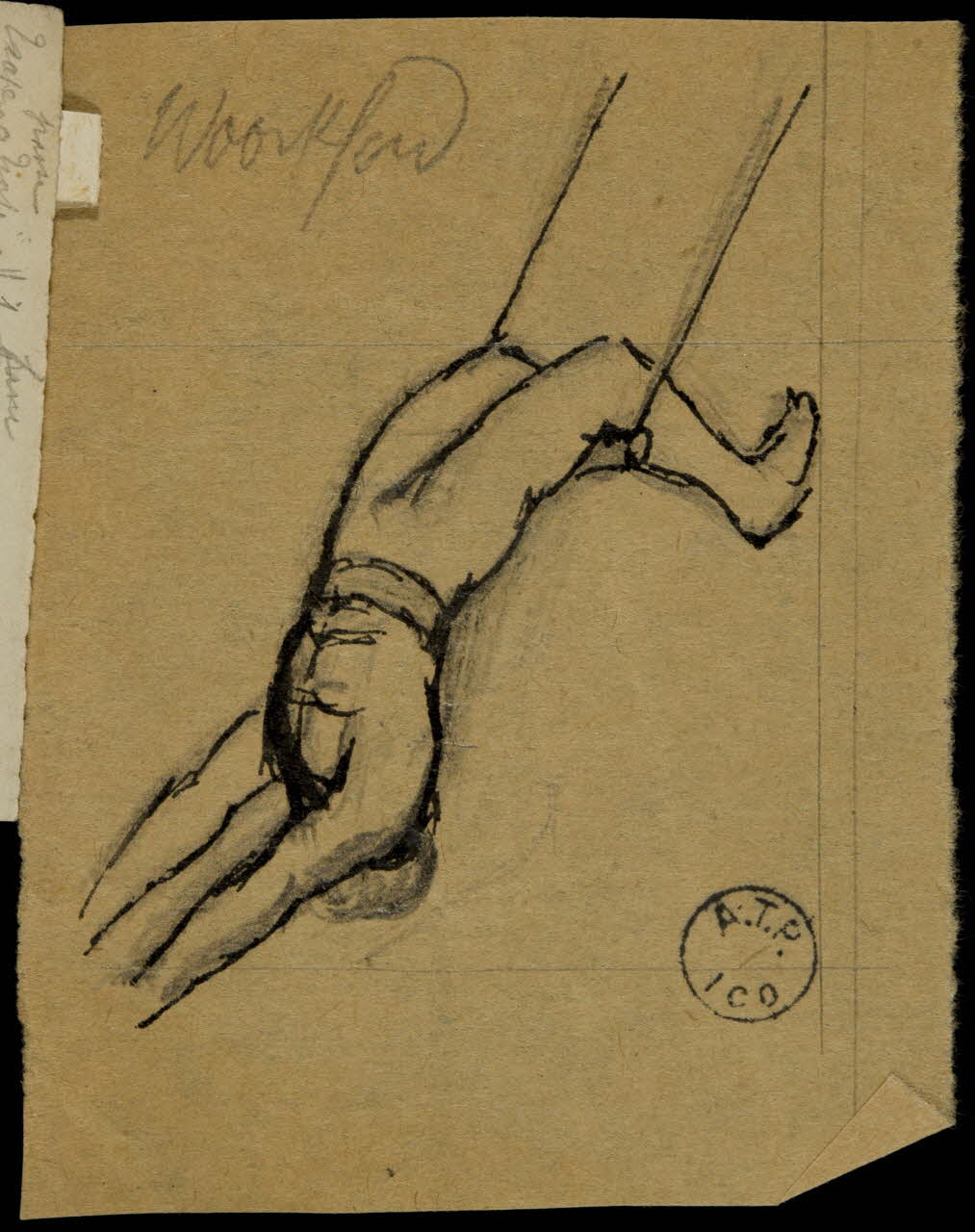 partie d'un ensemble de dessins Woorkfords 1968.102.2871.3 Photo Mucem