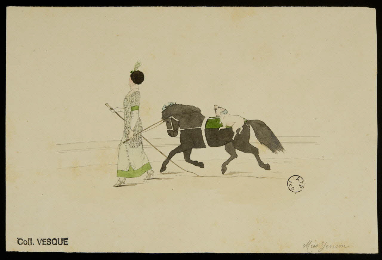 partie d'un ensemble de dessins Miss Yensen 1968.102.2879  Photo Mucem