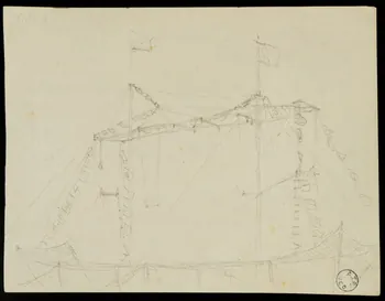 partie d'un ensemble de dessins YMCA 1968.102.2881.9 Photo Mucem