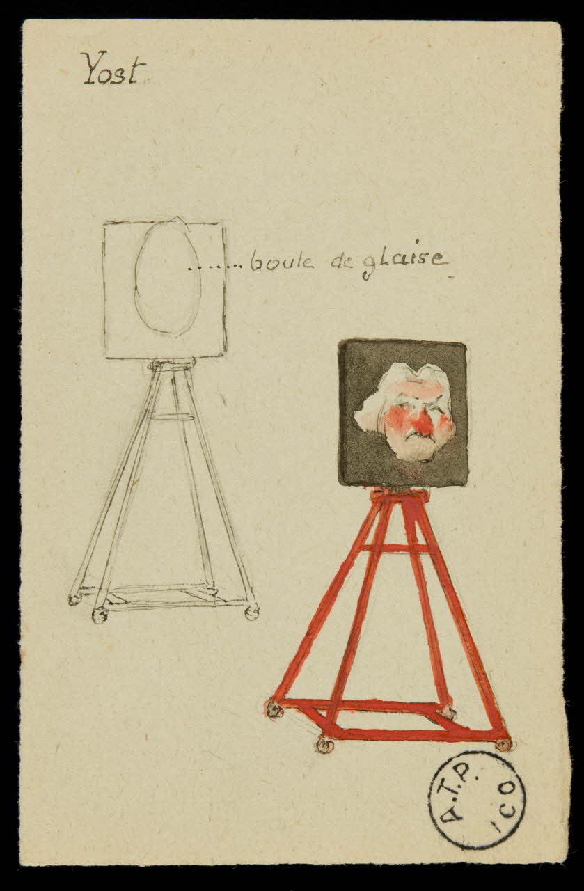 partie d'un ensemble de dessins Yost 1968.102.2886.1 Photo Mucem
