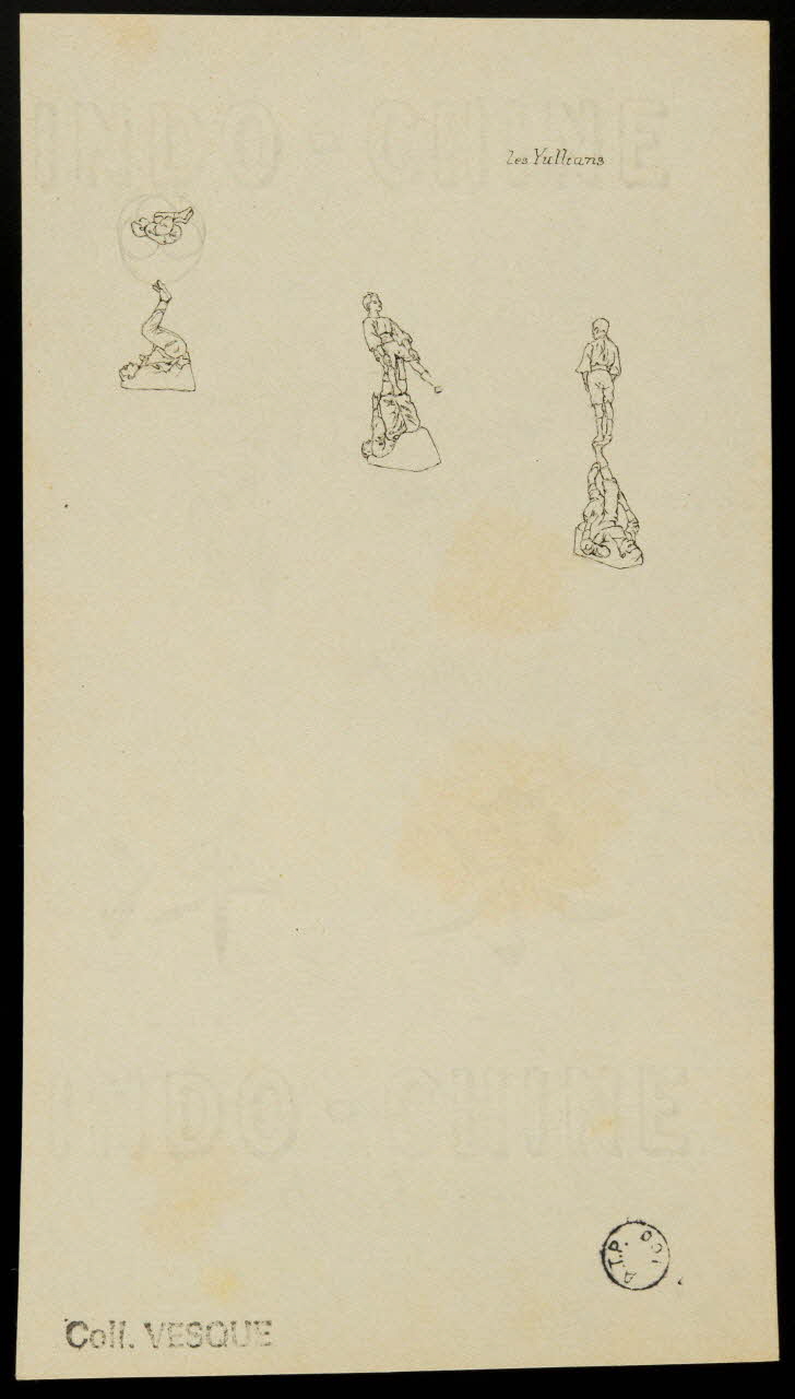 partie d'un ensemble de dessins les Yullians 1968.102.2889.2 Photo Mucem