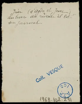 partie d'un ensemble de dessins Jim (d'Agda et Jim)  au lever du rideau il lit  son journal 1968.102.291  Photo Mucem