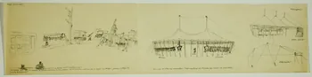 partie d'un ensemble de dessins Cirque Ancillotti 1968.102.2917 Photo Mucem