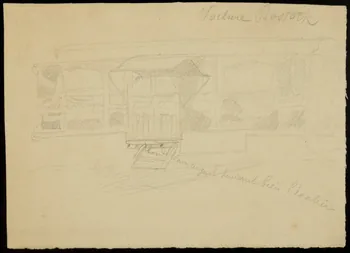 partie d'un ensemble de dessins Voiture Bostock 1968.102.2922 Photo Mucem