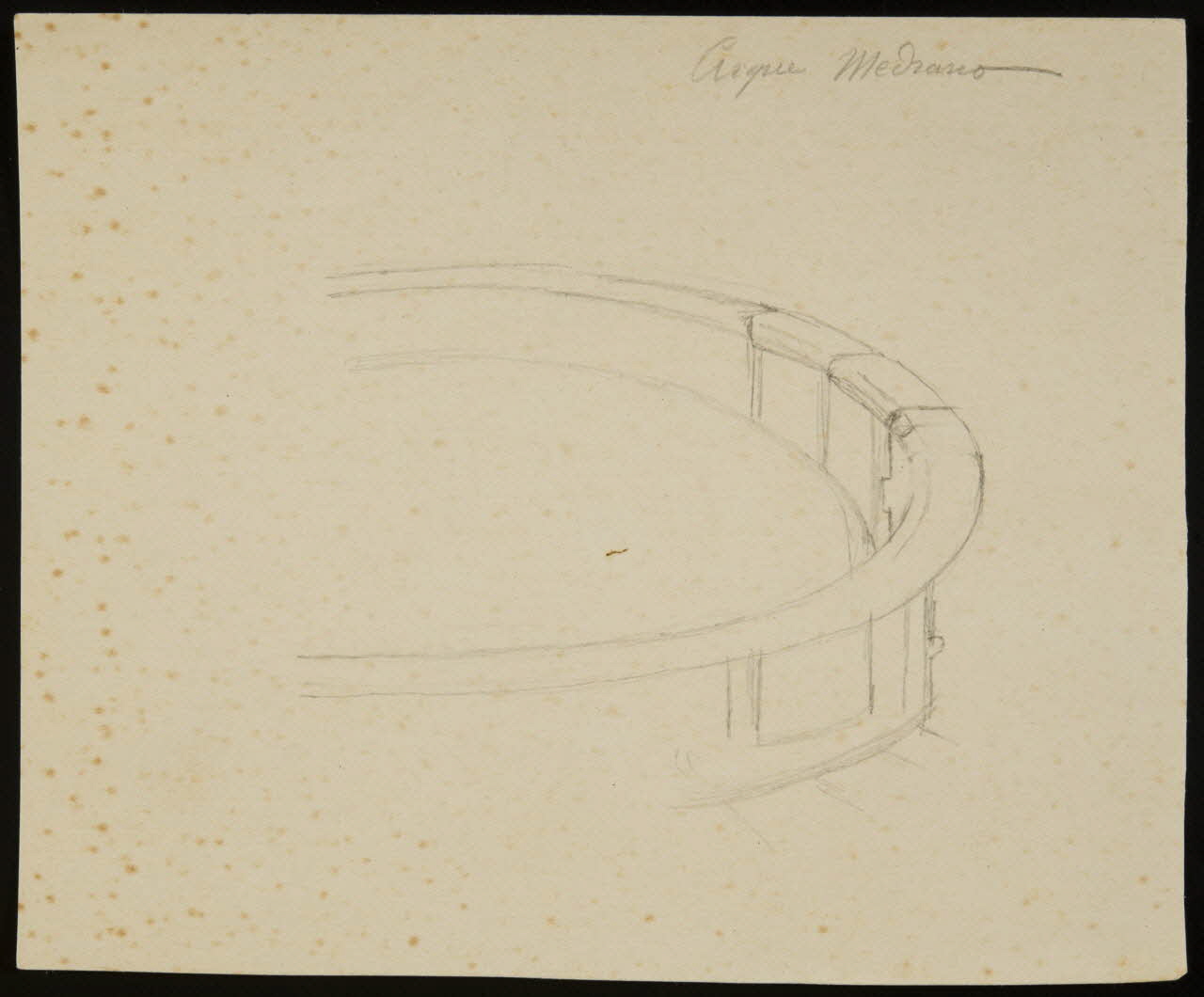 partie d'un ensemble de dessins Cirque Medrano 1968.102.2959 Photo Mucem