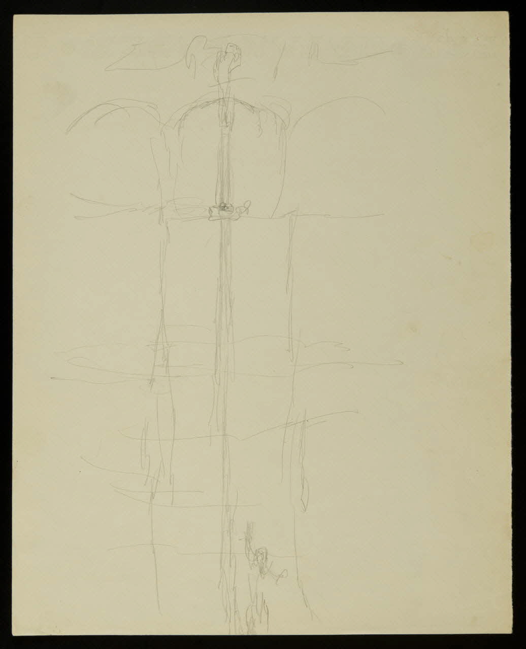 partie d'un ensemble de dessins Chapiteau de cirque 1968.102.2960.3 Photo Mucem